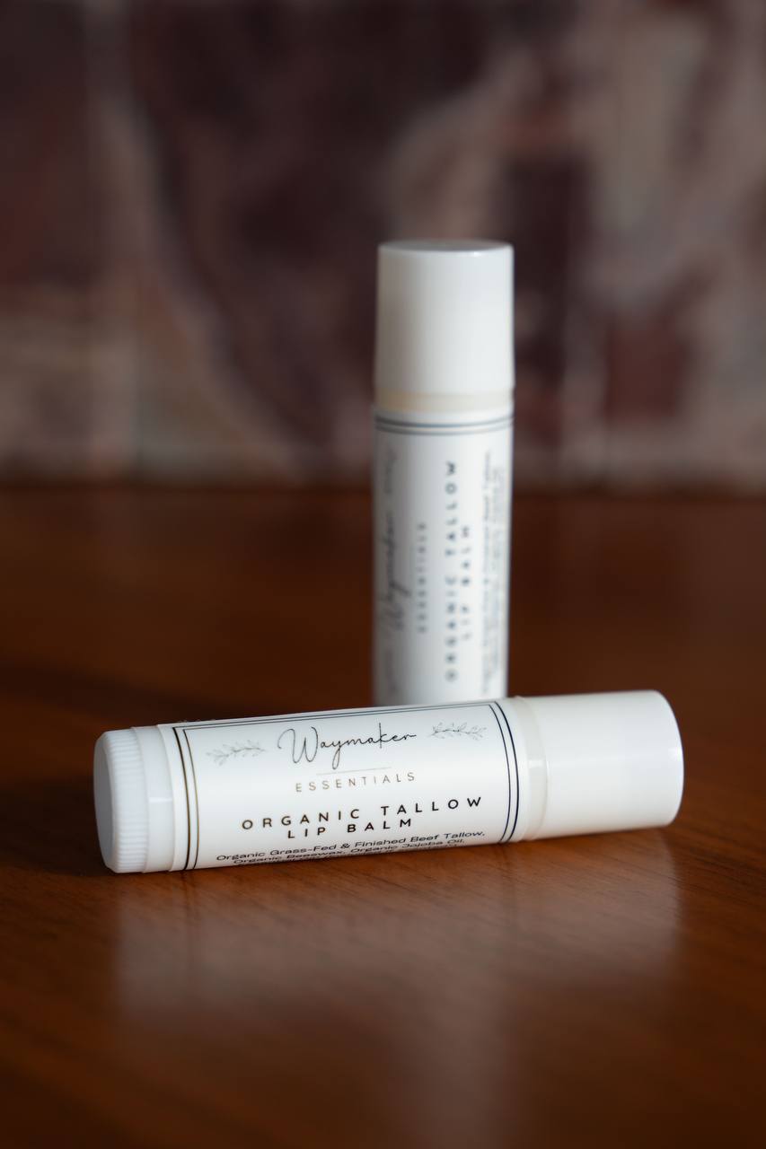 Organic Tallow Lip Balm 4-Pack